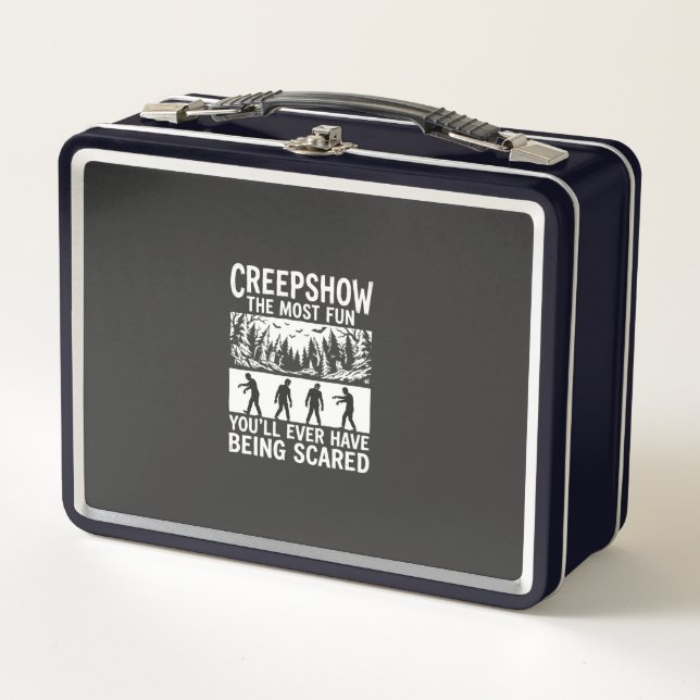 Lunch Box Conception de vecteur d'horreur effrayant de zombi (Devant)