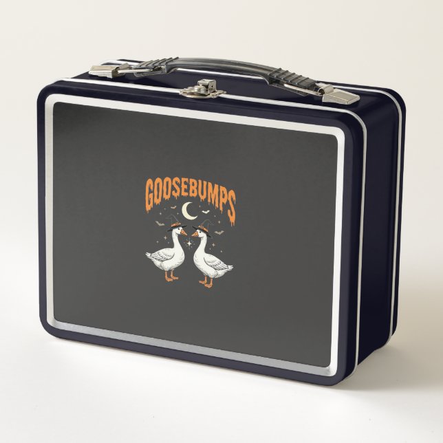 Lunch Box Conception de vecteur d'oies de sorcière d'Hallowe (Devant)