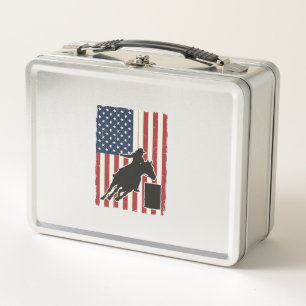 Lunch Box Conception de vecteur vintage de drapeau américain