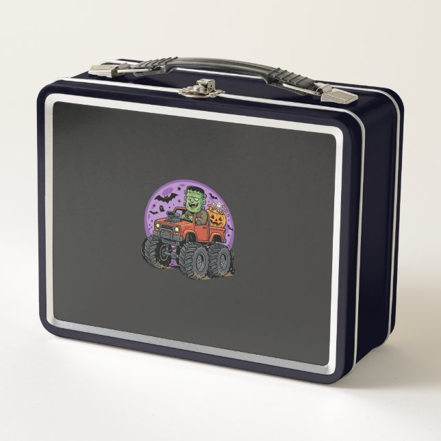 Lunch Box Conception graphique de camion monstre Frankenstei (Devant)