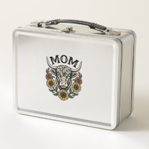 Lunch Box Conception occidentale de tournesol vintage de vac