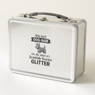 Lunch Box Conception Scottish Terrier Pailleté Amateur de Ch