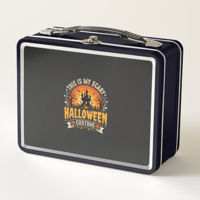 Lunch Box Conception vectorielle de costume effrayant pour H (Devant)