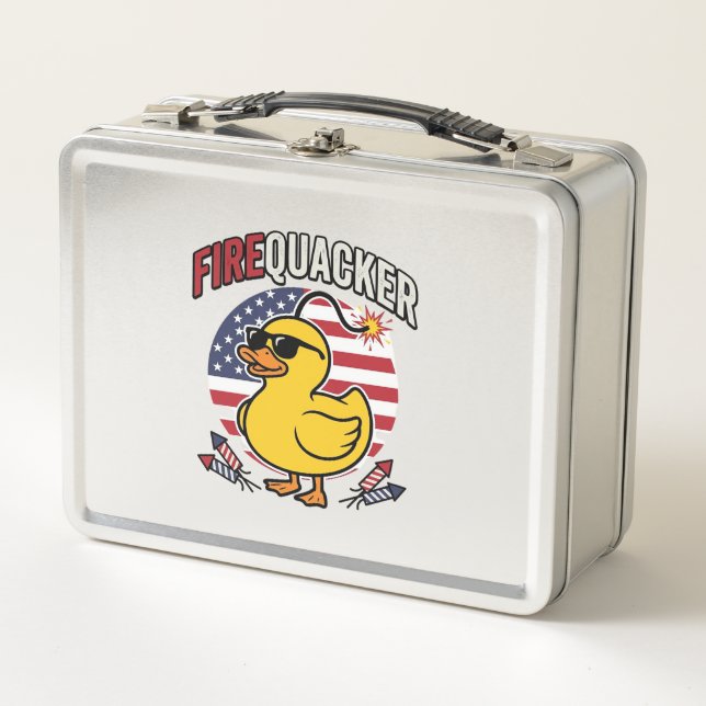 Lunch Box Conception vectorielle de feux d'artifice de canar (Devant)