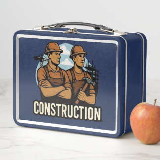Lunch Box Construction Workers - Industrial Pride