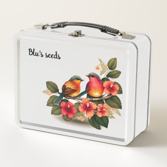 Lunch Box Conteneur de graines d'oiseaux (Devant)
