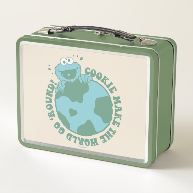 Lunch Box Cookie Monster | Les cookies font tourner le monde (Dos)