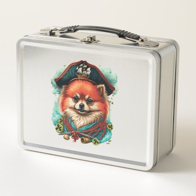 Lunch Box corgis de jolis en bleu (Devant)