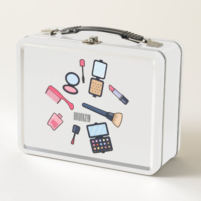 Lunch Box Cosmétique / maquillage illustration (Devant)