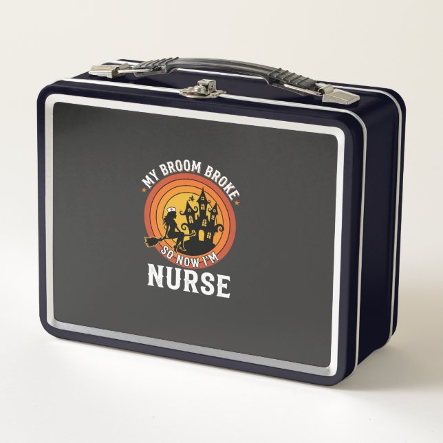 Lunch Box Costume Graphique de Sorcière Infirmière drôle d'H (Devant)