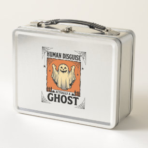 Lunch Box Costume Humain Fantôme Humour Halloween Vintage_1