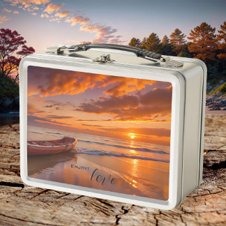 Lunch Box Coucher de soleil sur la plage