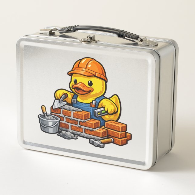 Lunch Box Coucheur de briques en caoutchouc (Devant)