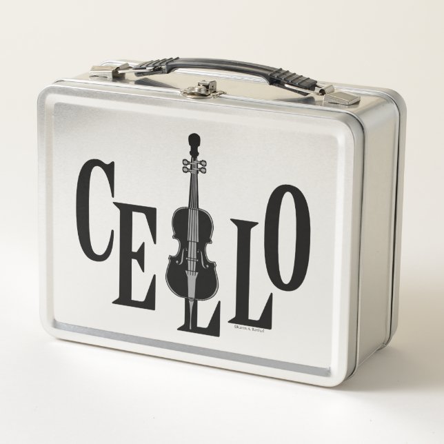 Lunch Box Coucou dans le violoncelle (Devant)