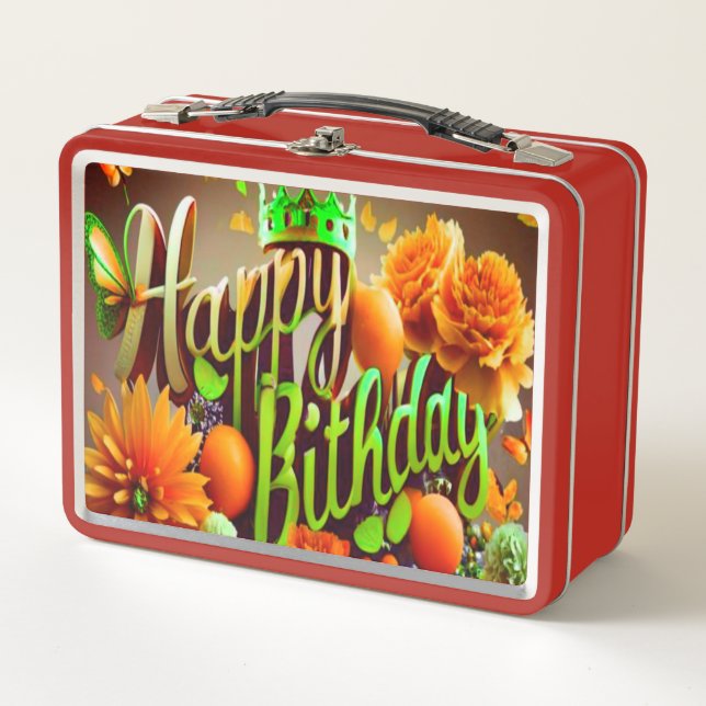 Lunch Box Couleur : Rouge Charmant et durable, notre boîte à (Devant)