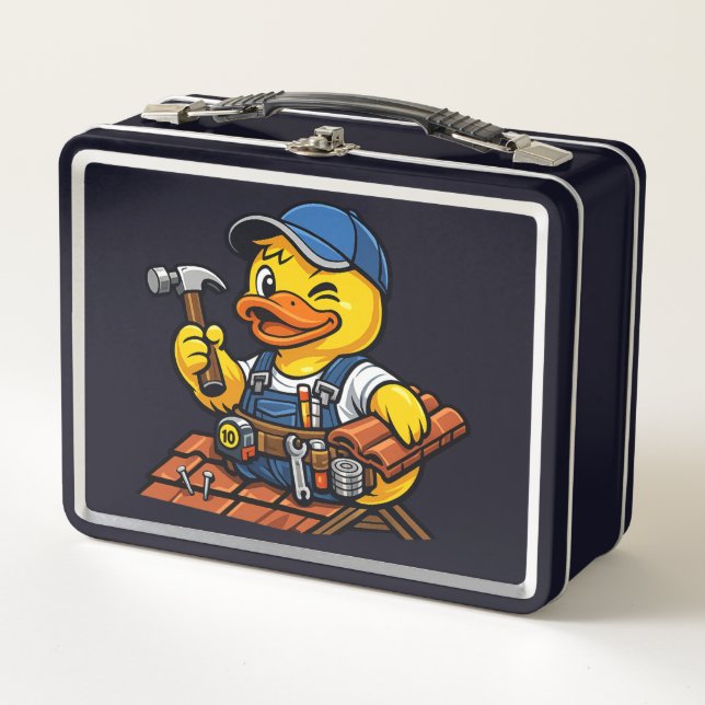 Lunch Box Couvreur Canard en Caoutchouc (Devant)