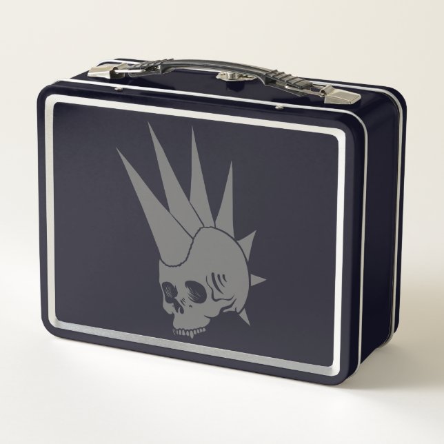 Lunch Box Crâne Jawless Punk personnalisable version 2 (Dos)
