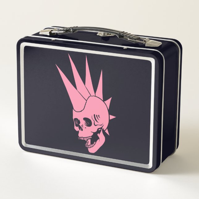Lunch Box Crâne Punk personnalisable version 2 (Dos)