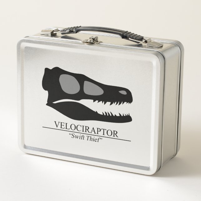 Lunch Box Crâne Velociraptor (Devant)
