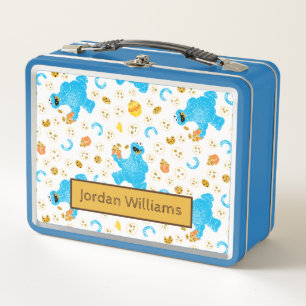 Lunch Box Crayon Cookie Monster Cookie Motif