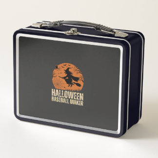 Lunch Box Créateur de baseball Halloween Graphique de sorciè