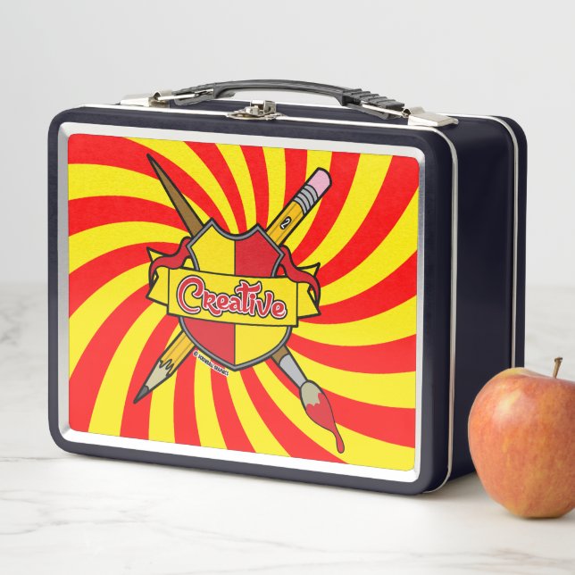 Lunch Box Créatif (noir) (En situation)
