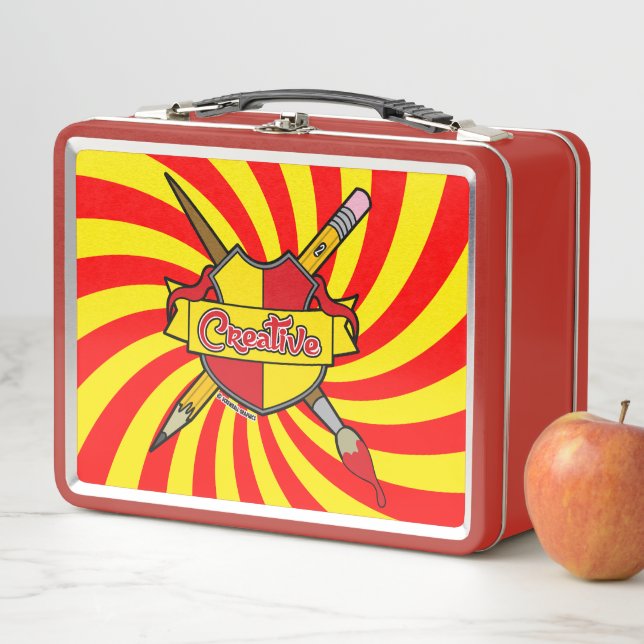 Lunch Box Créatif (rouge) (En situation)