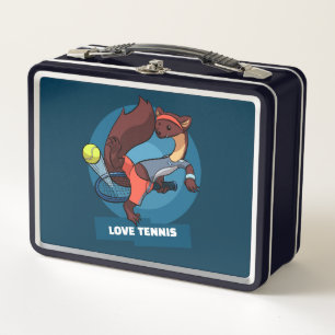 Lunch Box Création artistique d'un tir tennis insolite avec 