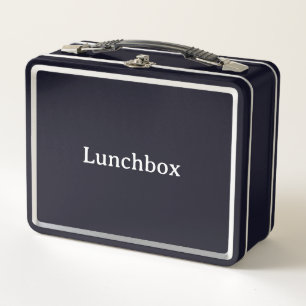 Lunch Box Créez Votre Propre Simple Boîte à Repas en Métal N