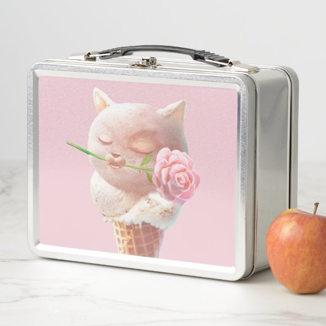 Lunch Box Crème de glace Kitty - Rosy & Dreamy (En situation)