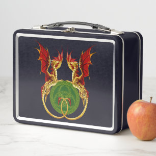 Lunch Box Crescent Céleste Lune Et Dragons