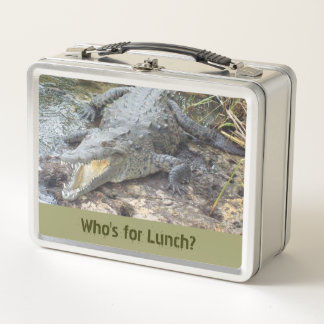Lunch Box Crocodile jamaïcain d'eau salée