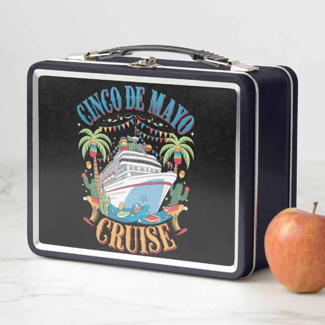 Lunch Box Croisière Cinco De Mayo Mexique Bateau Mexicain Fê (En situation)