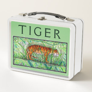 Lunch Box Croupe de tigres dans la jungle