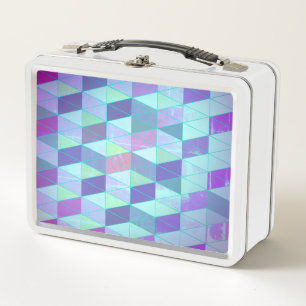 Lunch Box Cubes en triangles Motif géométrique