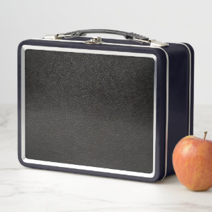 Lunch Box Cuir noir