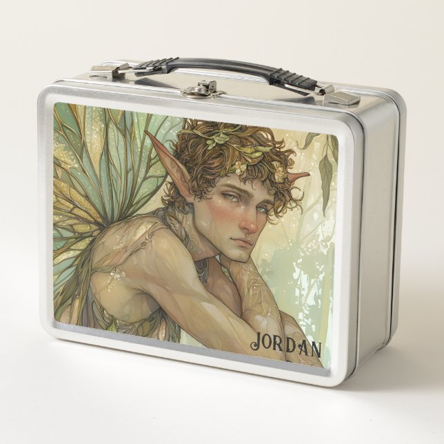 Lunch Box Custom Emerald Forest Guardian Elf  (Devant)