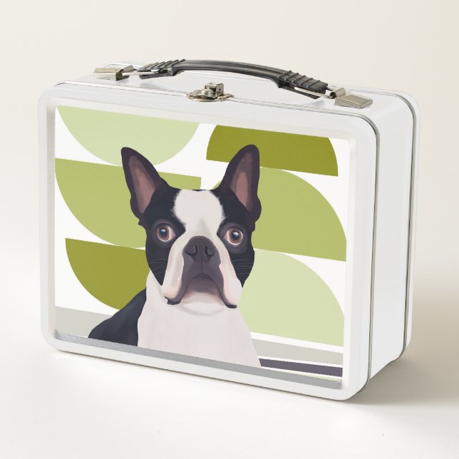Lunch Box Cute Boston Terrier Dog (Devant)