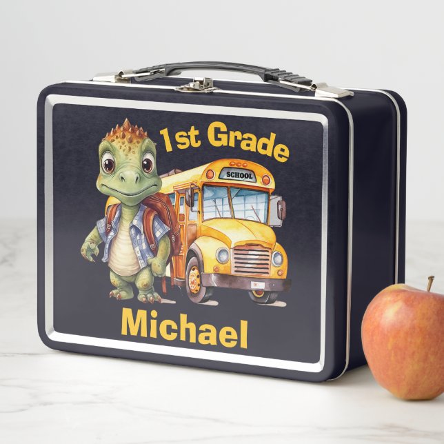 Lunch Box Cute Dinosaur Boy's (En situation)