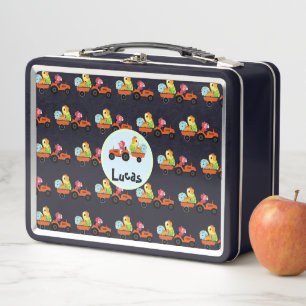 Lunch Box Cute dinosaure tracteur Camion École enfants garço