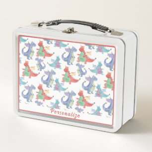 Lunch Box Cute Funny Dragons ailes Personnalisées
