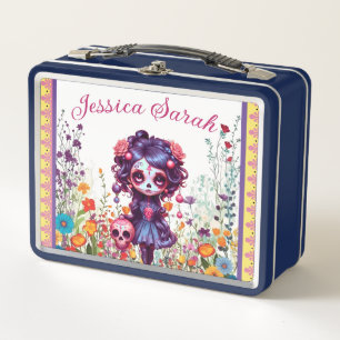 Lunch Box Cute Gothique Jardin Sugar Crâne