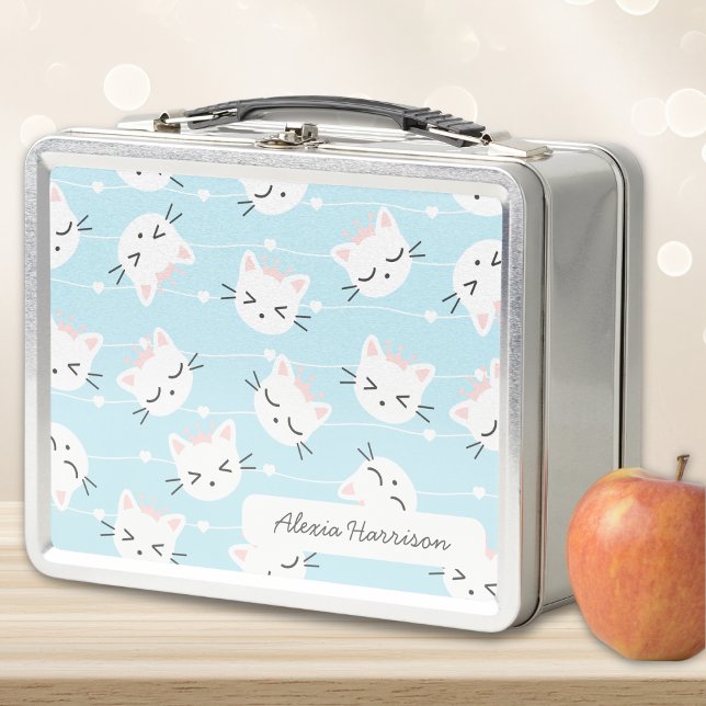 Lunch Box Cute Kawaii Chat Kitten Nom (Créateur téléchargé)