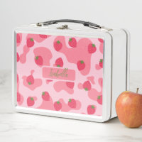 Cute Kawaii Motif de la vache fraise