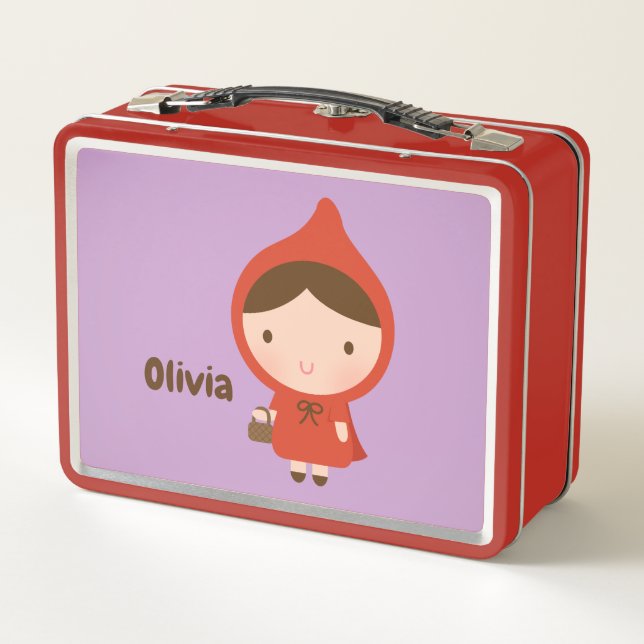 Lunch Box Cute Little Red Riding Hotte (Dos)
