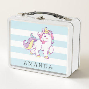 Lunch Box Cute Magique Unicorne couleur pastel FILLE