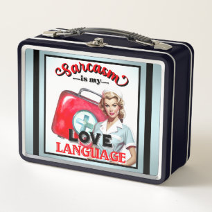 Lunch Box Cute Nurse Pinup_ Love