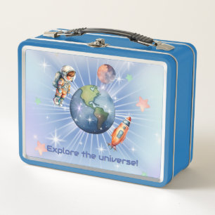 Lunch Box Cute petit astronaute dans l'espace