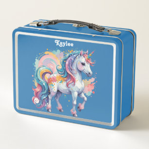 Lunch Box Cute Rainbow Unicorn