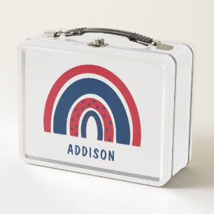 Lunch Box Cute Rainbow Unique Garçon Personnalisé Nom Person